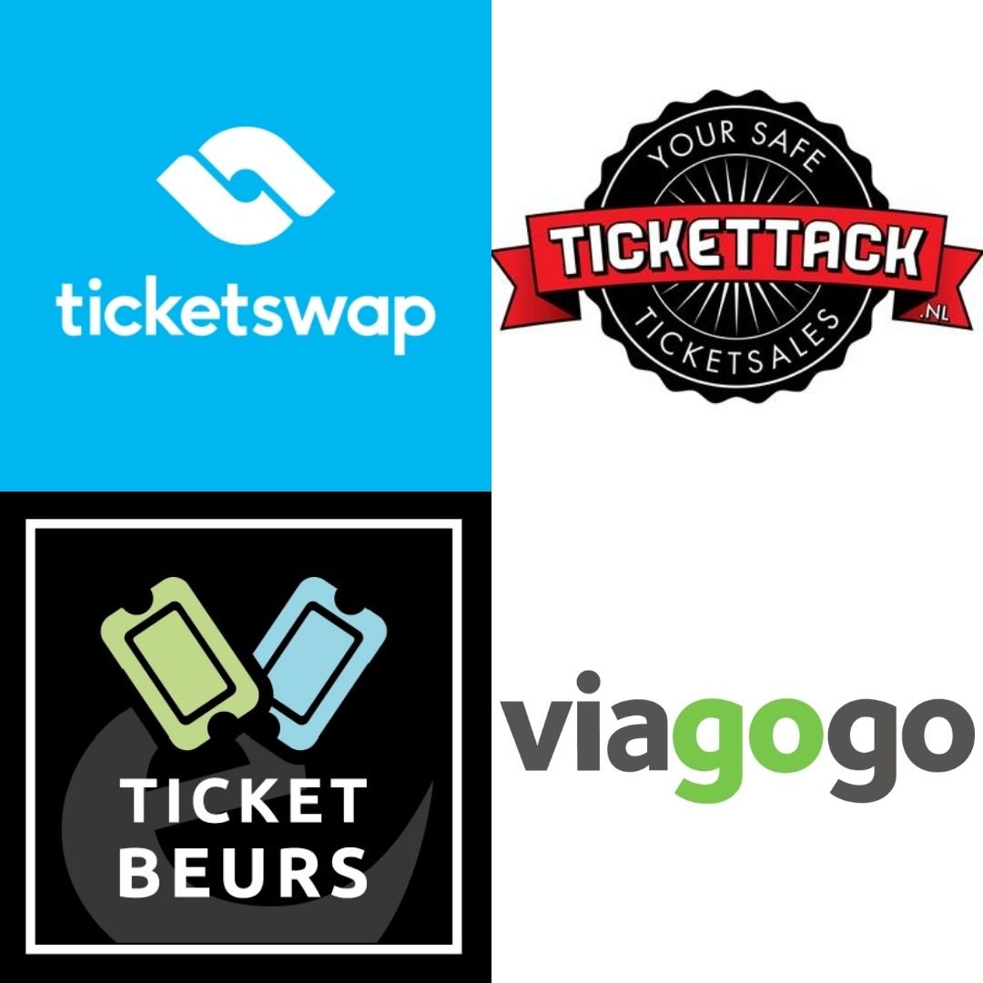 TicketSwap TicketTack Ticketbeurs viagogo logo's